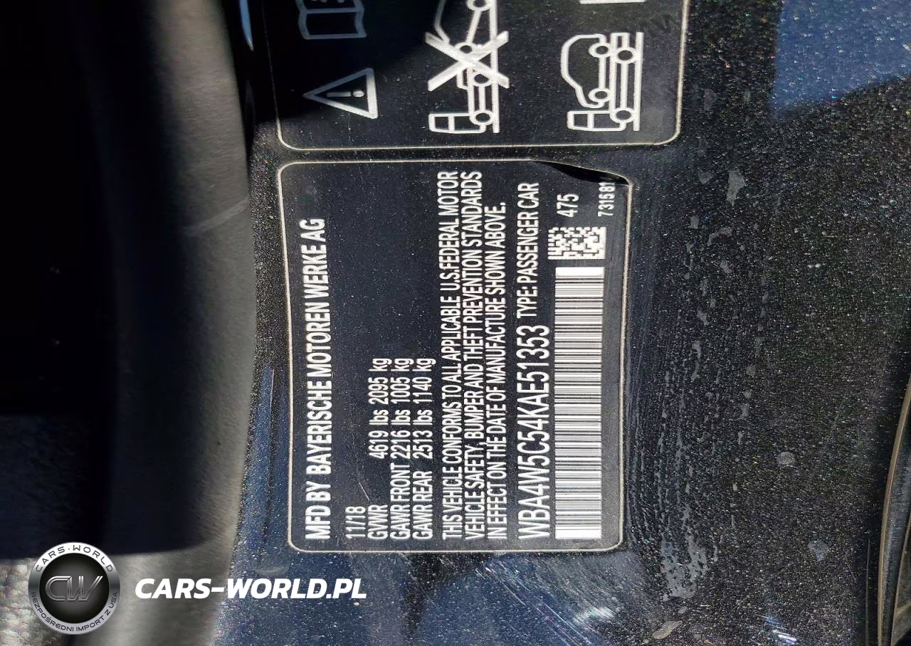 2019 BMW 430Xi VIN:WBA4W5C54KAE51353 - 12
