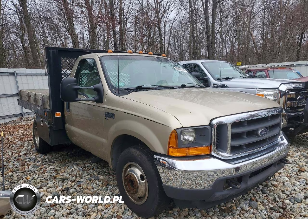 2001 Ford F350 Super Duty Flatbed Truck VIN:1FDWF36F61EC22922 - 4