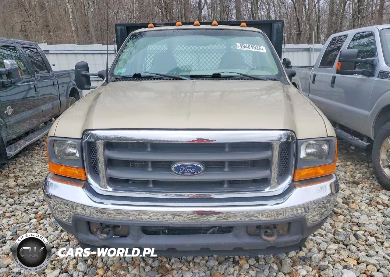 2001 Ford F350 Super Duty Flatbed Truck VIN:1FDWF36F61EC22922 - 5
