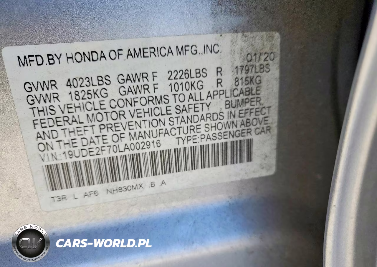 2020 Acura Ilx Premium VIN:19UDE2F70LA002916 - 12