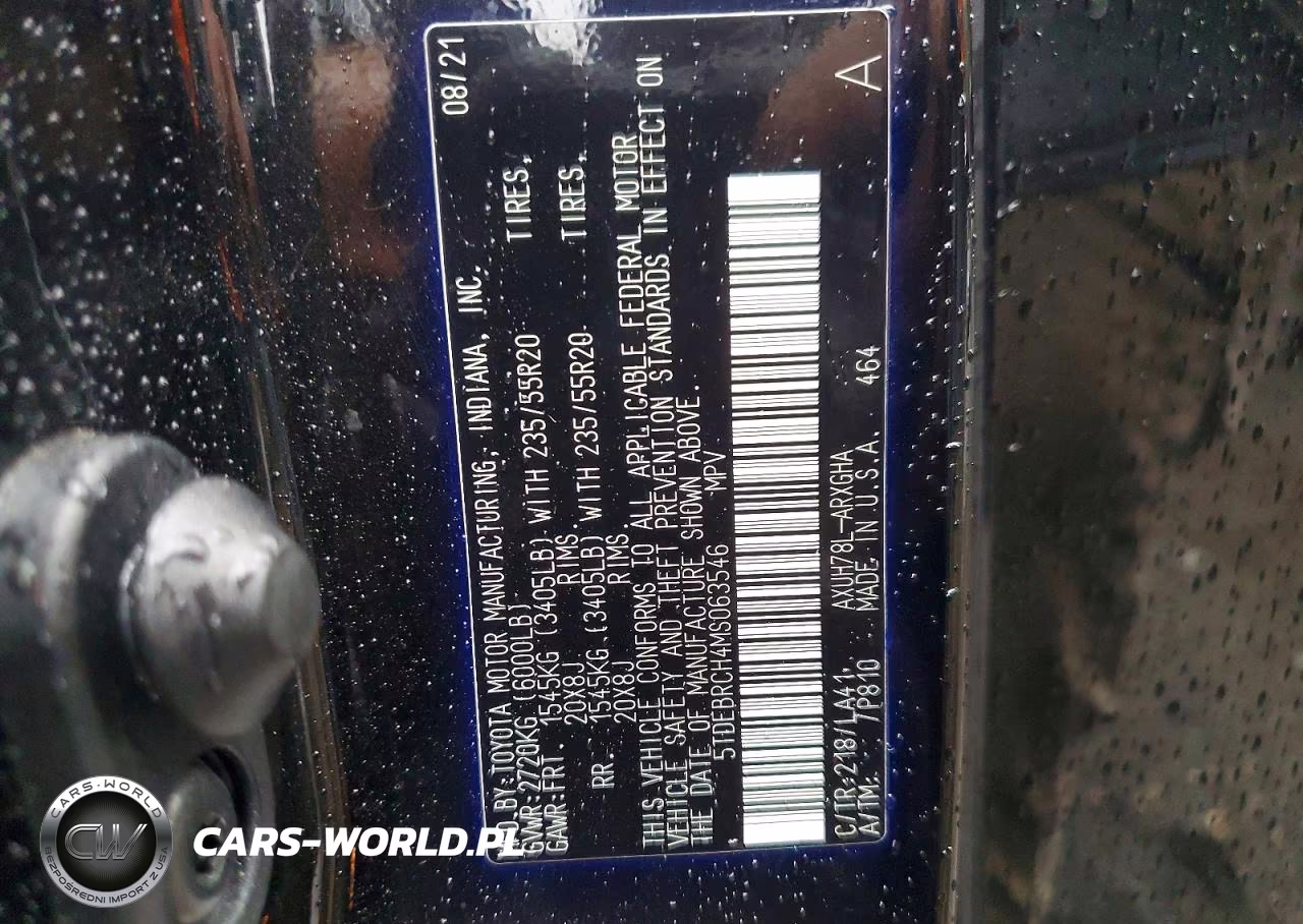 2021 Toyota Highlander Hybrid Platinum VIN:5TDEBRCH4MS063546 - 14