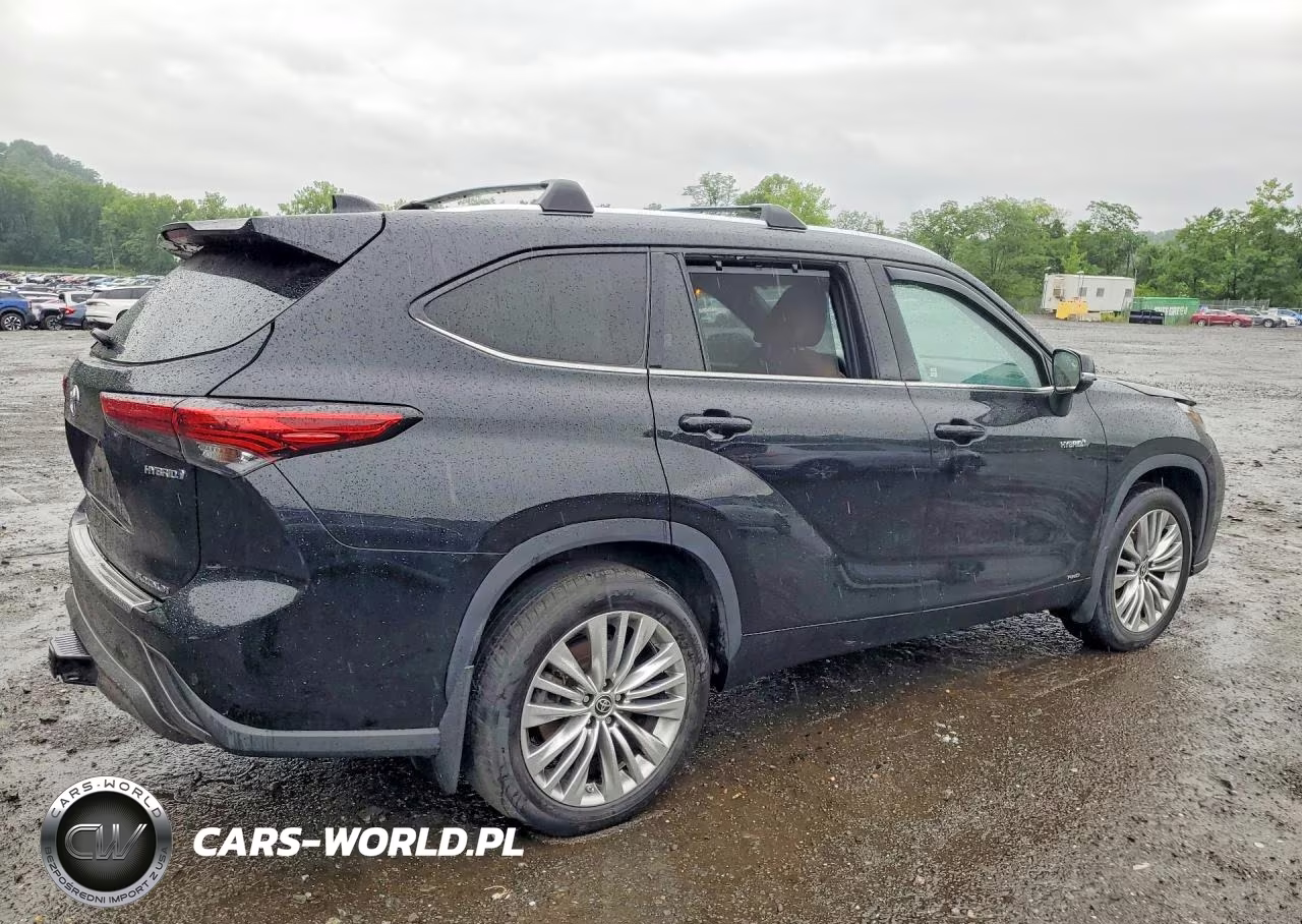 2021 Toyota Highlander Hybrid Platinum VIN:5TDEBRCH4MS063546 - 3