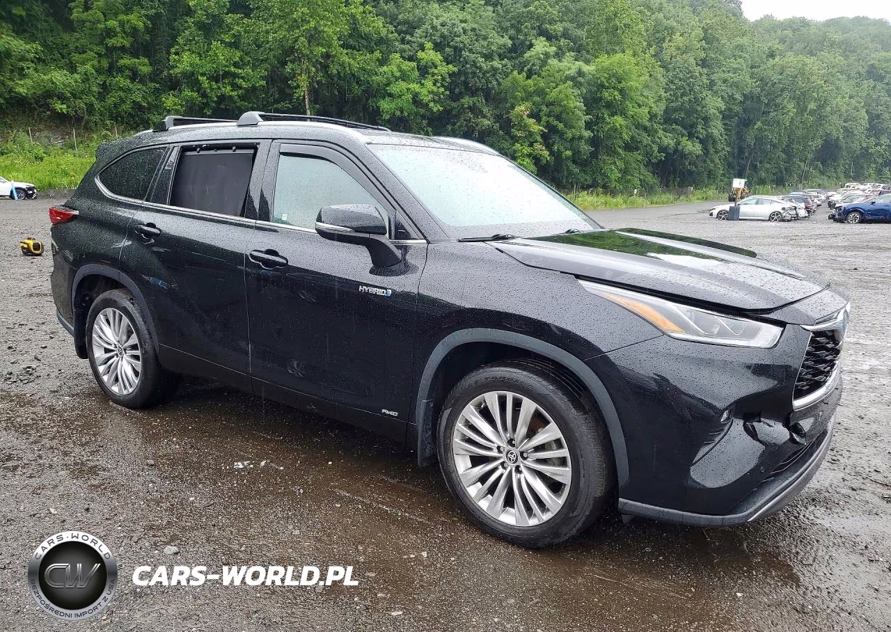 2021 Toyota Highlander Hybrid Platinum VIN:5TDEBRCH4MS063546 - 4