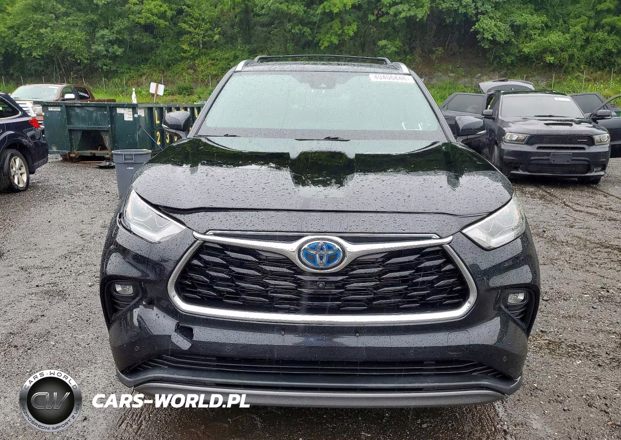 2021 Toyota Highlander Hybrid Platinum VIN:5TDEBRCH4MS063546 - 5