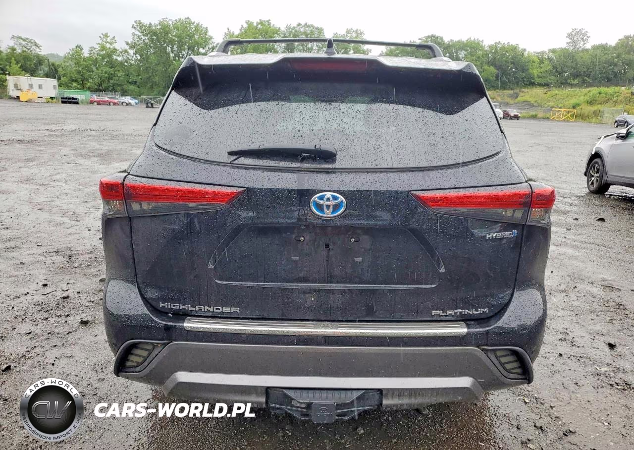 2021 Toyota Highlander Hybrid Platinum VIN:5TDEBRCH4MS063546 - 6