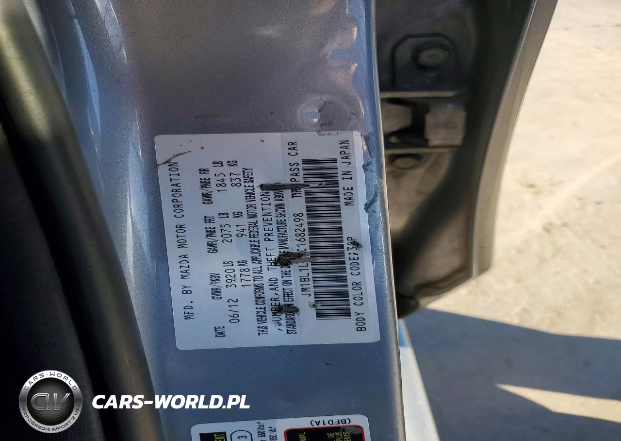 2012 Mazda 3 I VIN:JM1BL1L86C1682498 - 12