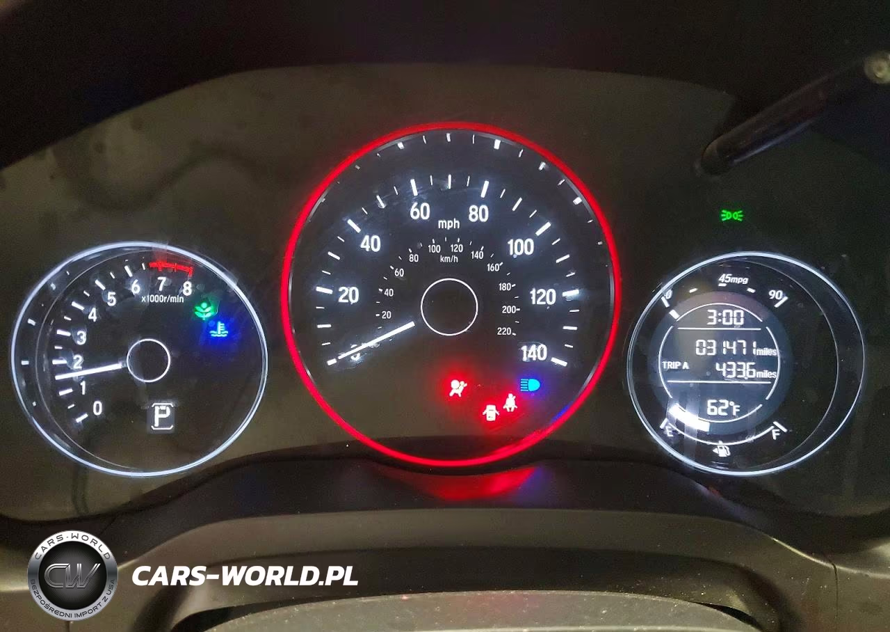 2022 Honda Hr-V Lx VIN:3CZRU5H36NM737645 - 9