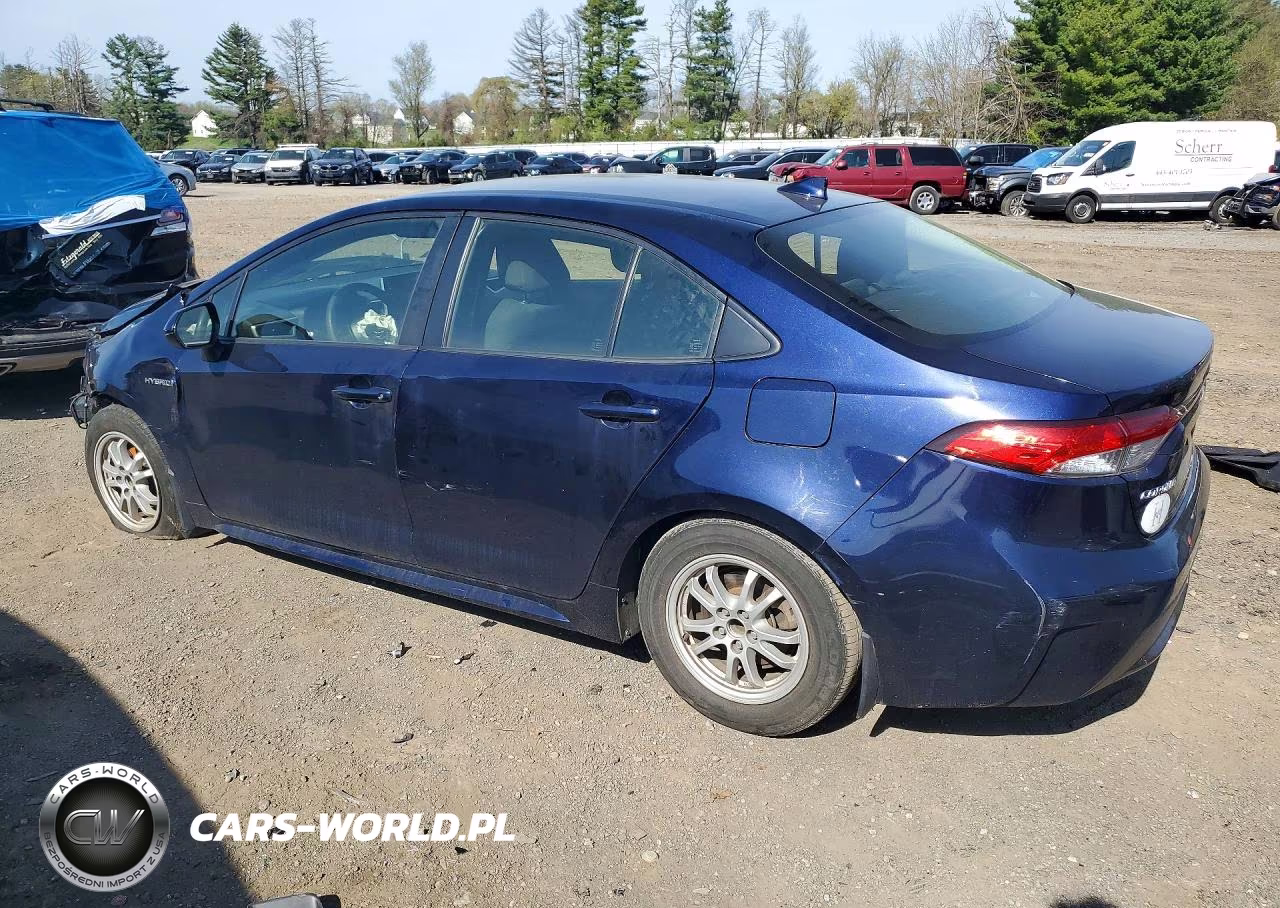 2021 Toyota Corolla Le VIN:JTDEAMDE2MJ009752 - 2
