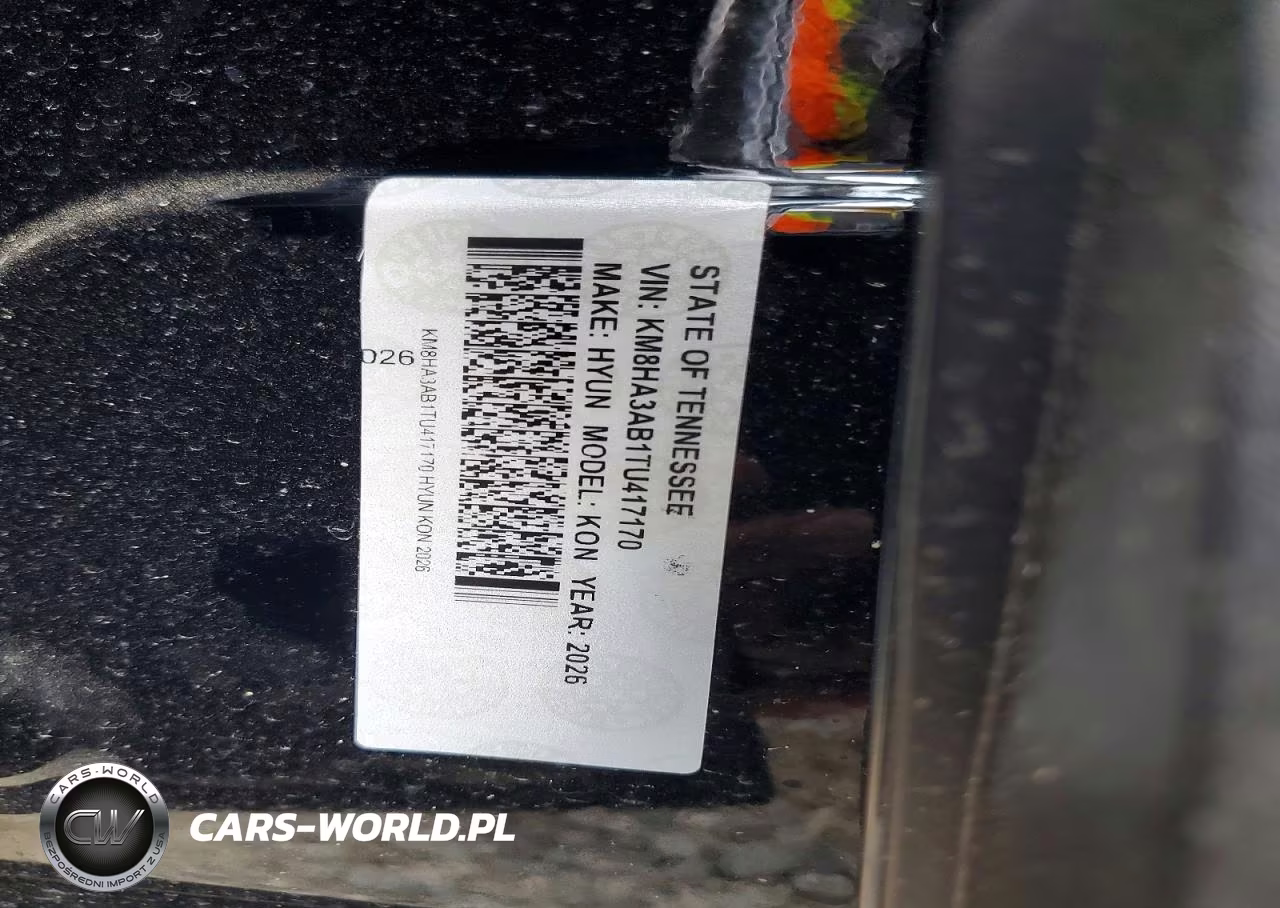 2026 Hyundai Kona Se VIN:KM8HA3AB1TU417170 - 13