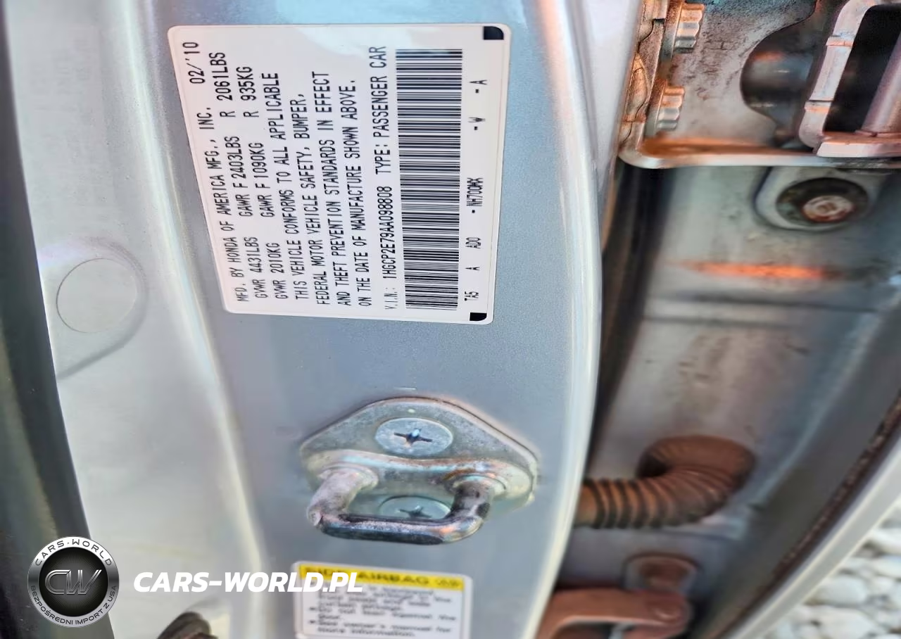 2010 Honda Accord Ex VIN:1HGCP2E79AA098808 - 12