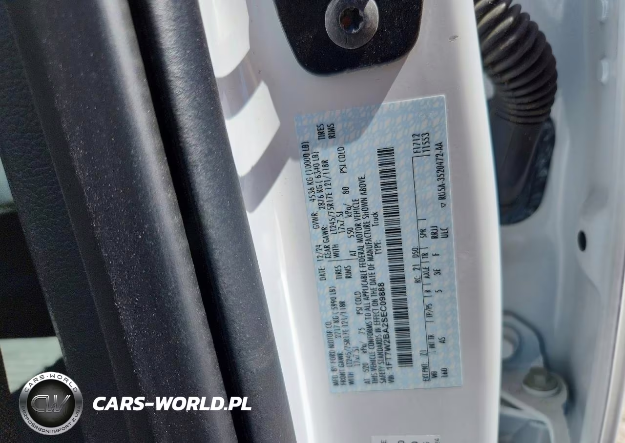 2025 Ford F250 Super Duty VIN:1FT7W2BA2SEC09888 - 12