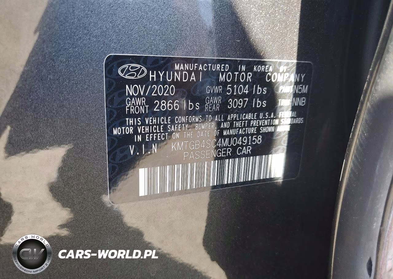 2021 Genesis G80 2.5T VIN:KMTGB4SC4MU049158 - 12