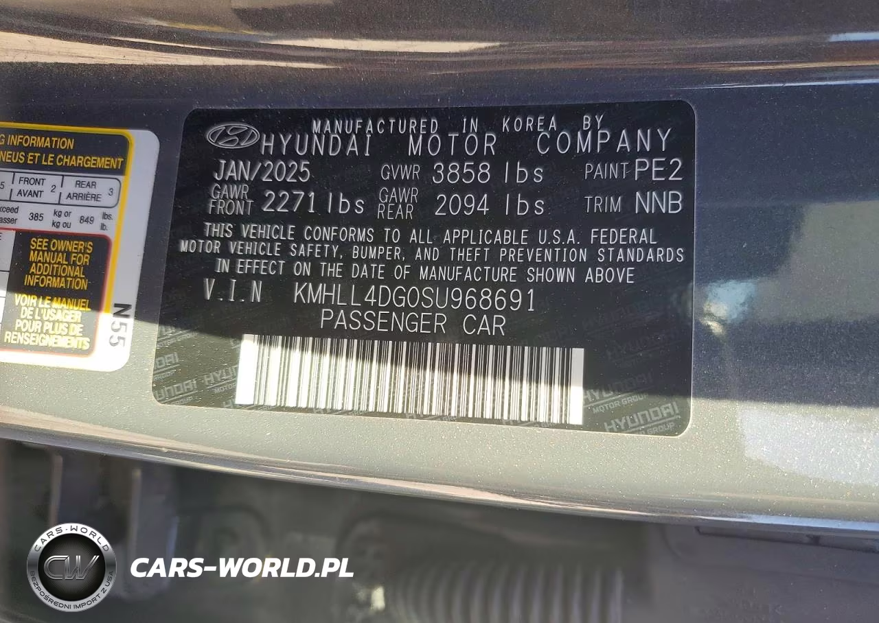 2025 Hyundai Elantra Se VIN:KMHLL4DG0SU968691 - 13