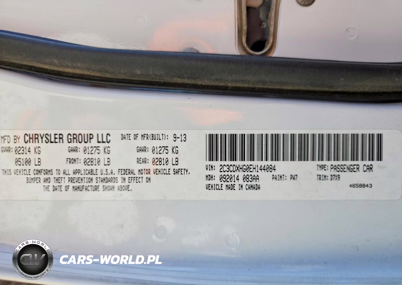2014 Dodge Charger Sxt VIN:2C3CDXHG0EH144084 - 12