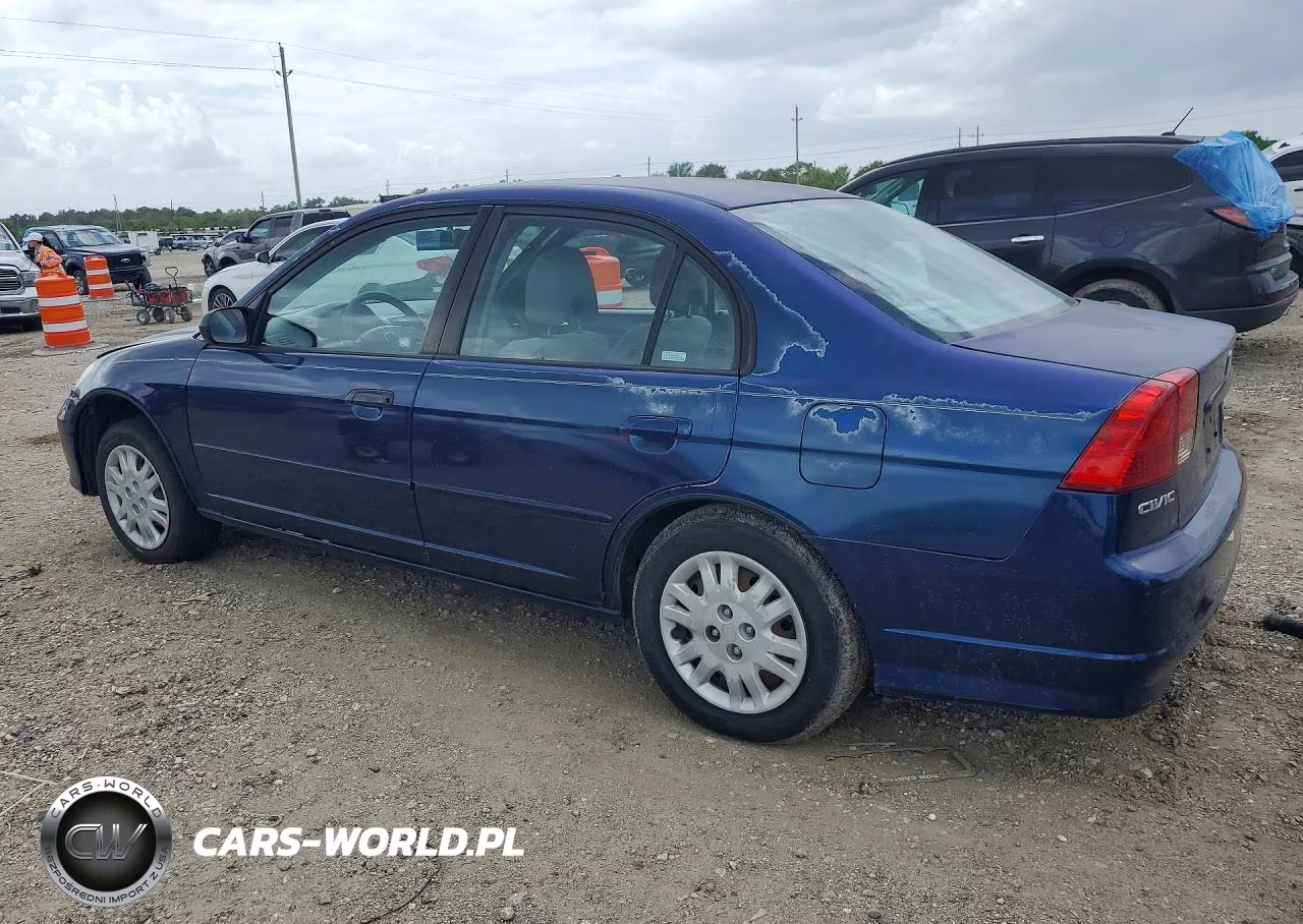 2004 Honda Civic Lx VIN:2HGES16544H504238 - 2