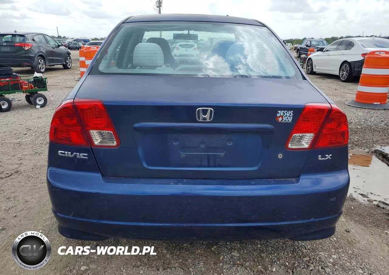 2004 Honda Civic Lx VIN:2HGES16544H504238 - 6
