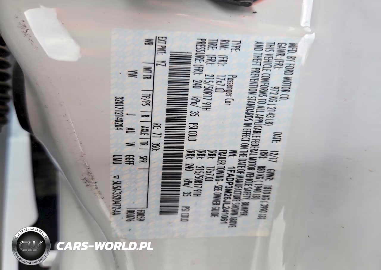 2018 Ford Focus Sel VIN:1FADP3M26JL241061 - 12