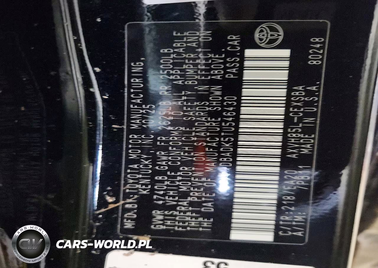 2026 Toyota Camry Se VIN:4T1DBADK5TU546430 - 13