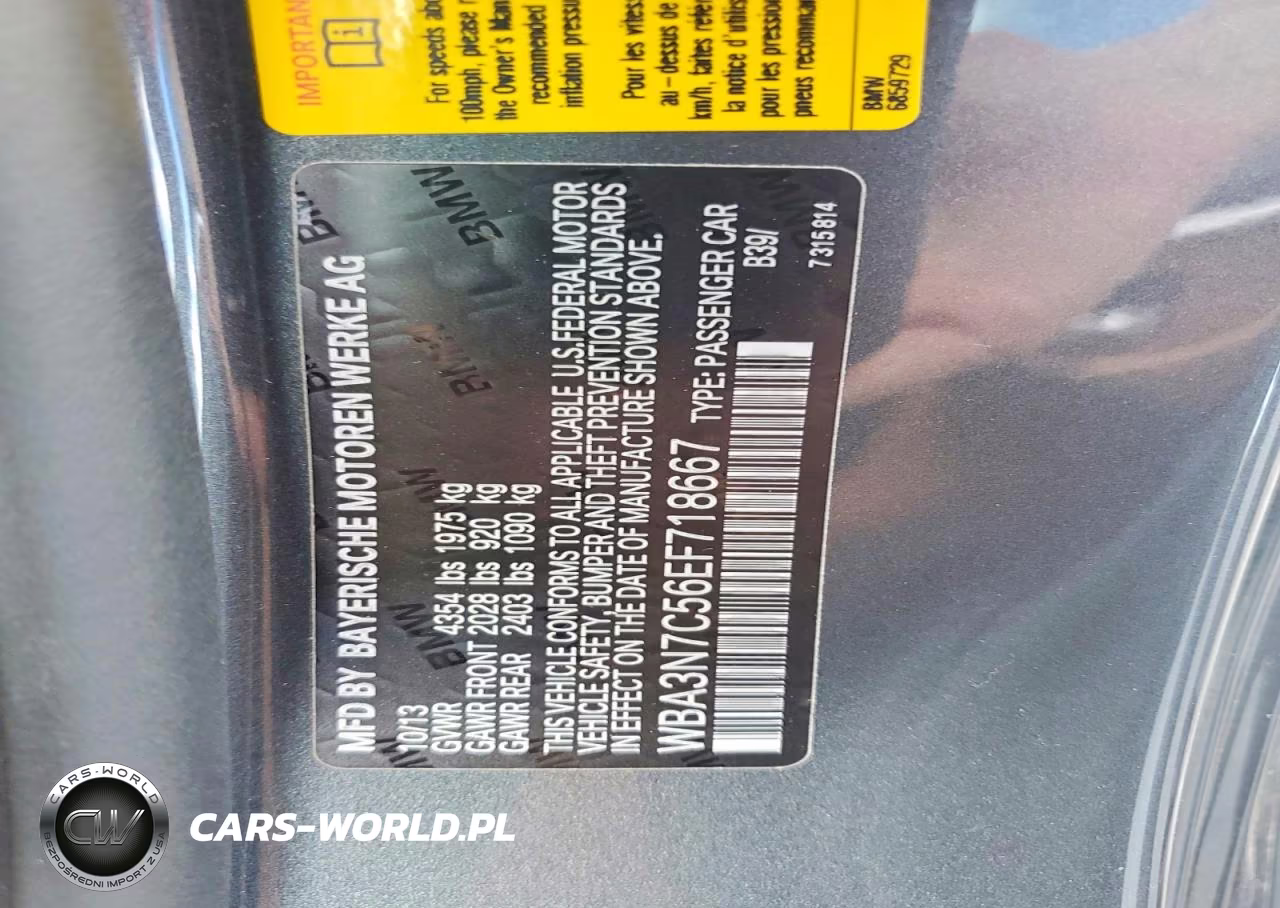 2014 BMW 428 I VIN:WBA3N7C56EF718667 - 12