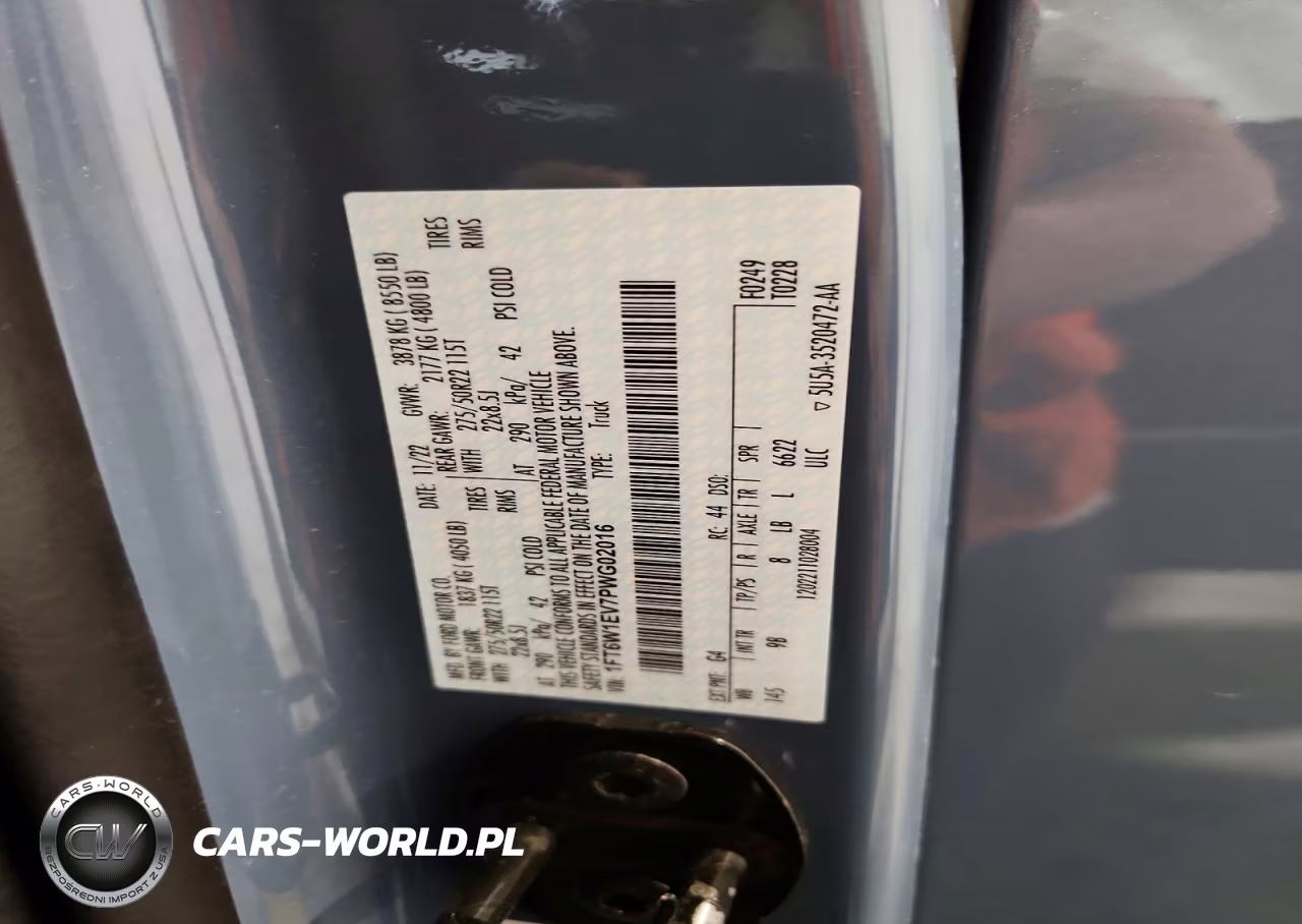 2023 Ford F150 Lightning Pro VIN:1FT6W1EV7PWG02016 - 13