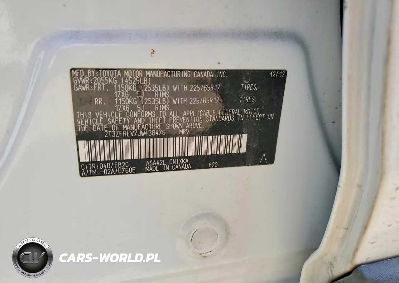2018 Toyota Rav4 Le VIN:2T3ZFREV7JW438476 - 13
