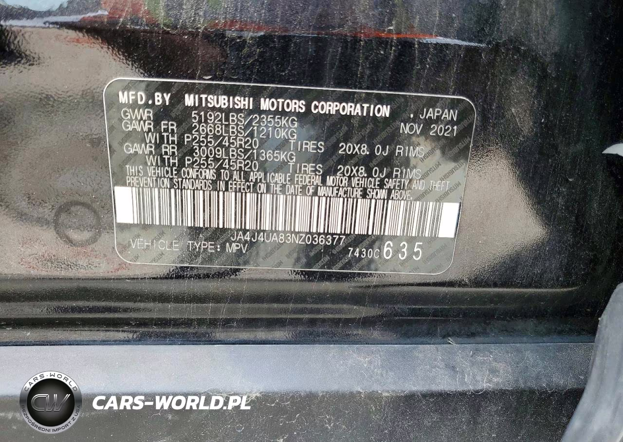 2022 Mitsubishi Outlander Se VIN:JA4J4UA83NZ036377 - 13