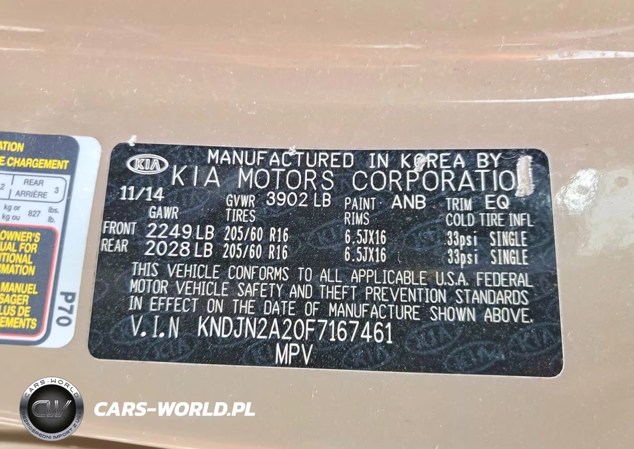 2015 Kia Soul Base VIN:KNDJN2A20F7167461 - 13