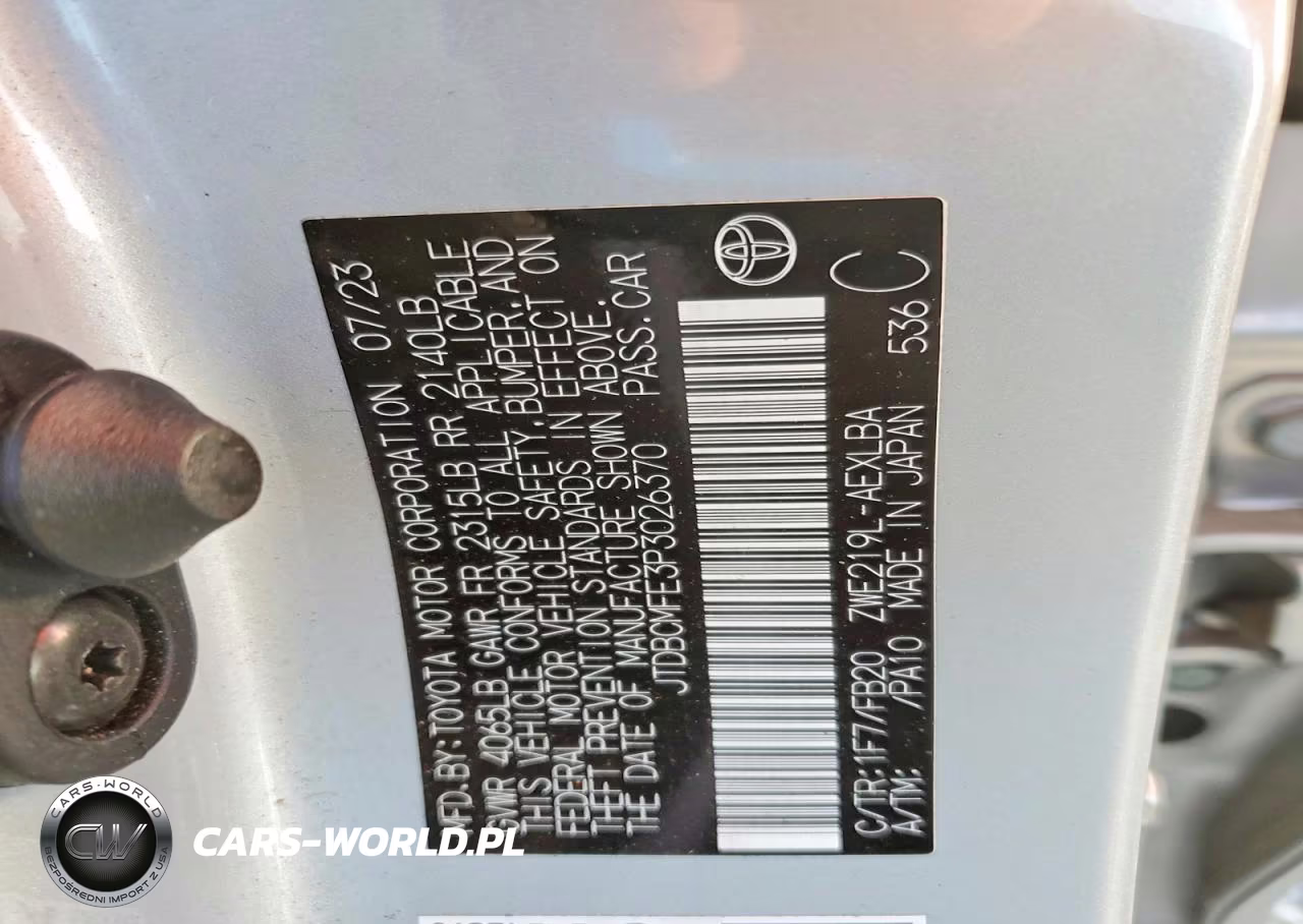 2023 Toyota Corolla Hybrid Le VIN:JTDBCMFE3P3026370 - 12