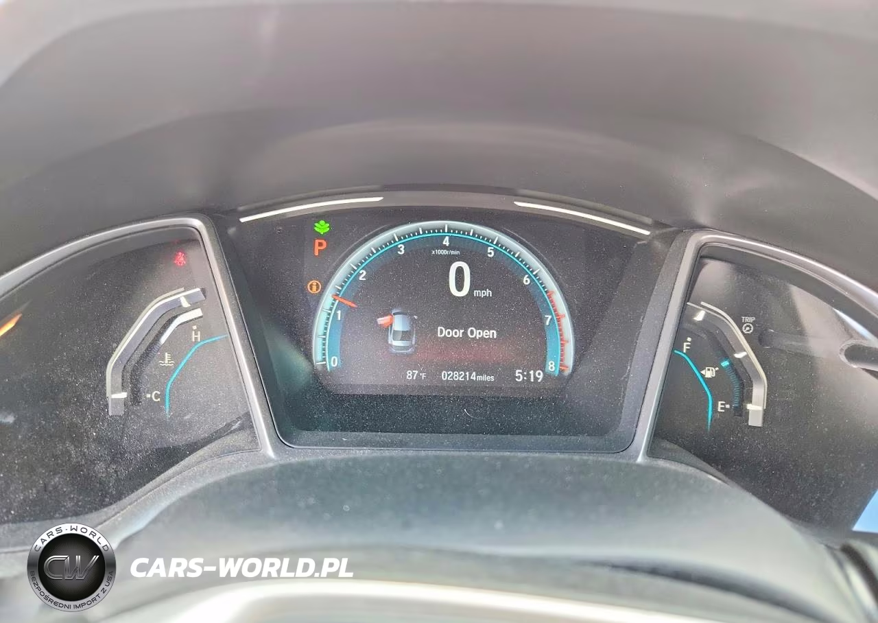 2018 Honda Civic Ex VIN:JHMFC1F38JX039662 - 9