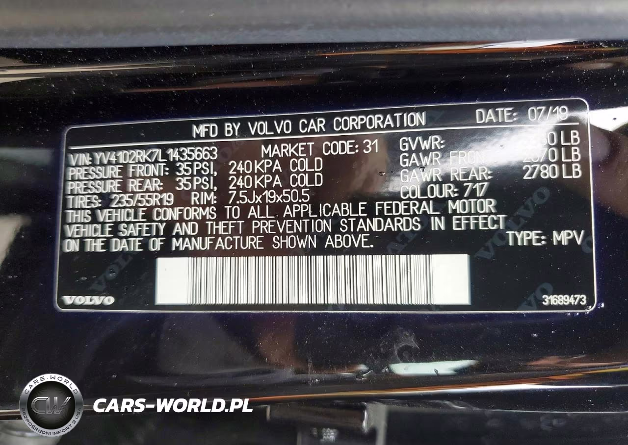 2020 Volvo Xc60 T5 Momentum VIN:YV4102RK7L1435663 - 14