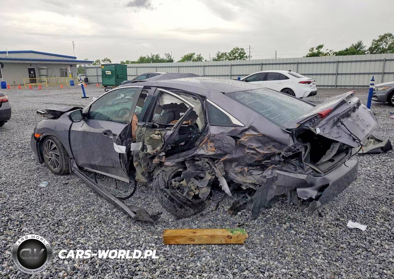 2019 Honda Civic Lx VIN:19XFC2F60KE044454 - 2