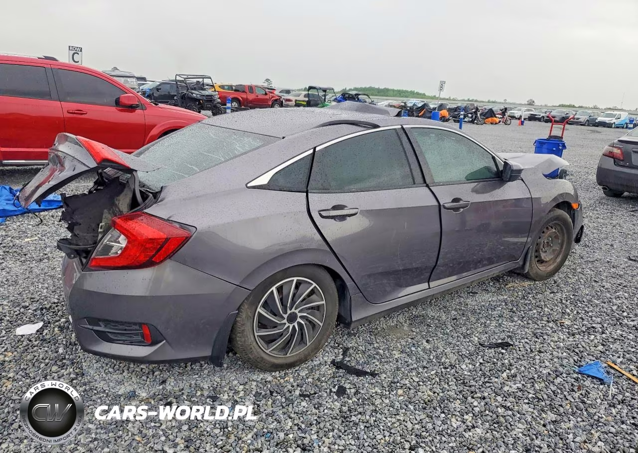 2019 Honda Civic Lx VIN:19XFC2F60KE044454 - 3