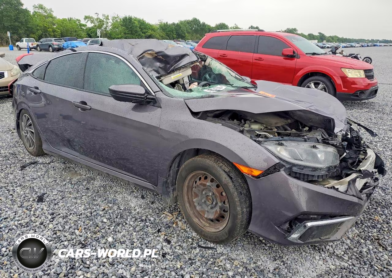 2019 Honda Civic Lx VIN:19XFC2F60KE044454 - 4