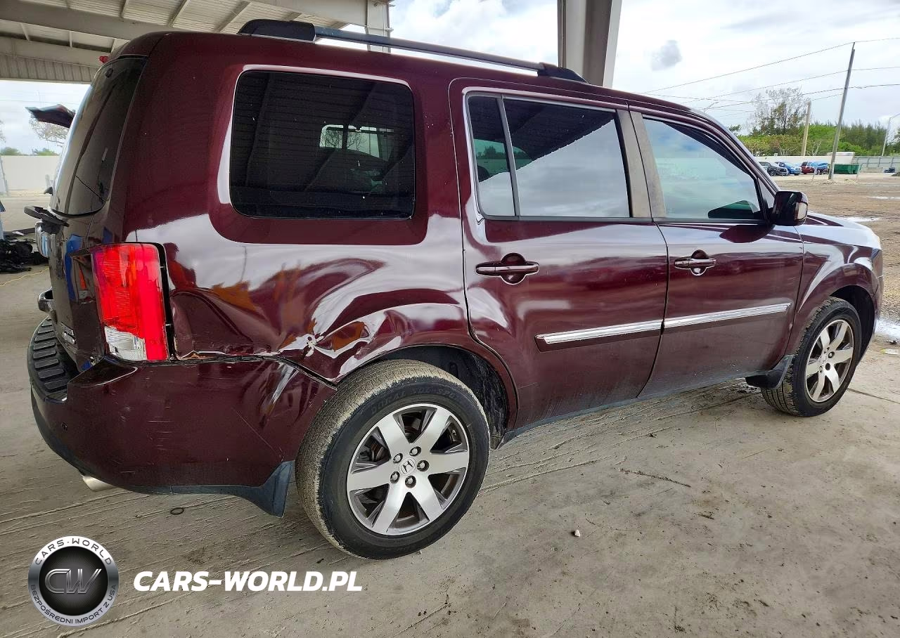 2012 Honda Pilot Touring VIN:5FNYF4H97CB064005 - 3