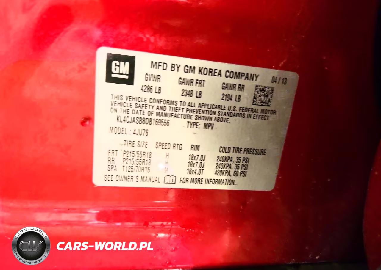 2013 Buick Encore VIN:KL4CJASB8DB169556 - 12