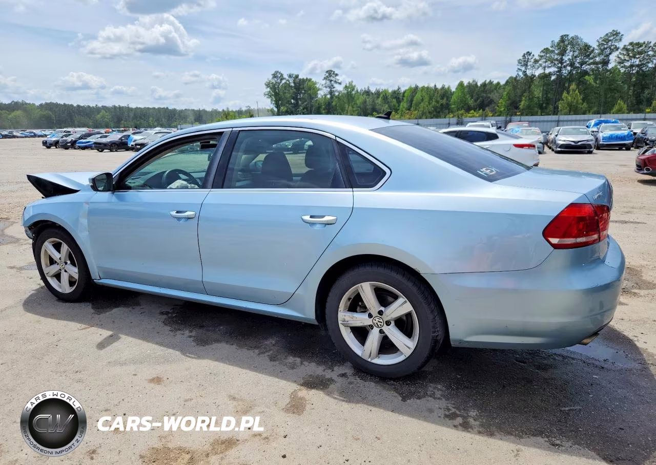 2013 Volkswagen Passat Se VIN:1VWBP7A3XDC082519 - 2