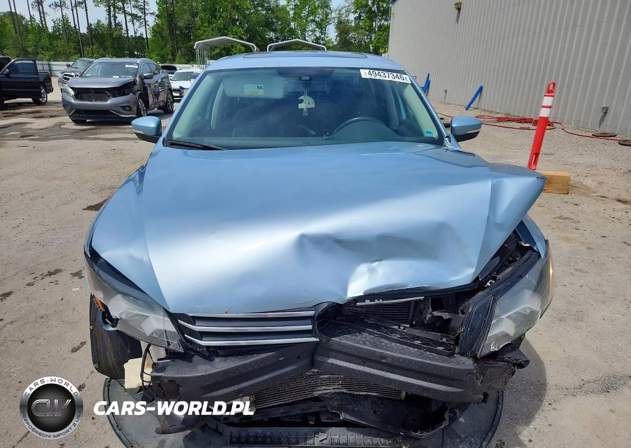 2013 Volkswagen Passat Se VIN:1VWBP7A3XDC082519 - 5