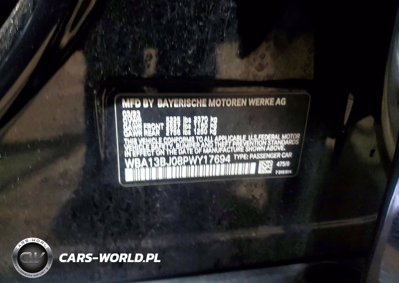 2023 BMW 530 Xi VIN:WBA13BJ08PWY17694 - 12