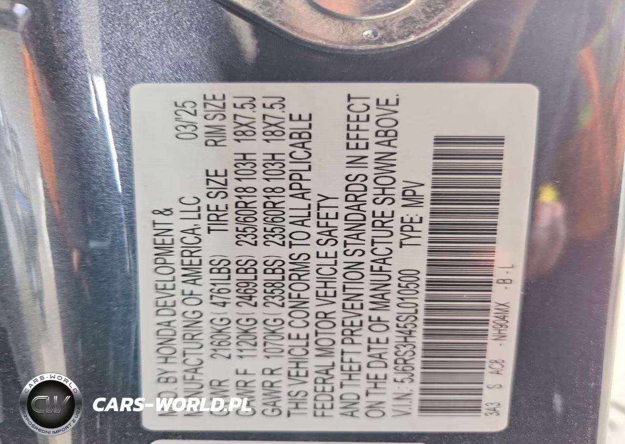 2025 Honda Cr-V Ex VIN:5J6RS3H45SL010500 - 13