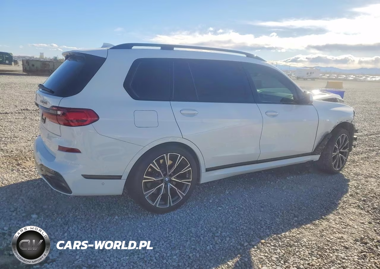2022 BMW X7 M50I VIN:5UXCX6C07N9M80319 - 3