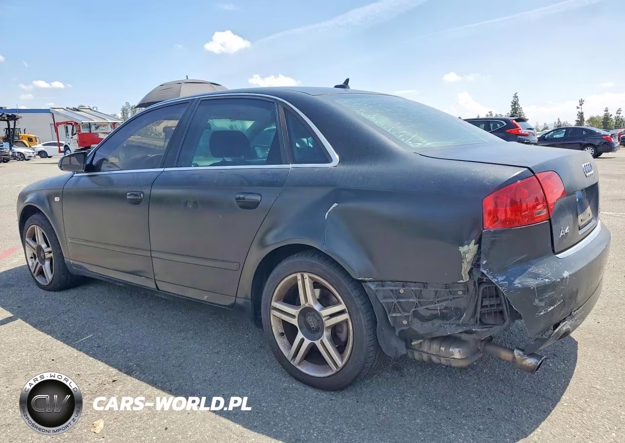2007 Audi A4 2 VIN:WAUAF78E57A131728 - 2