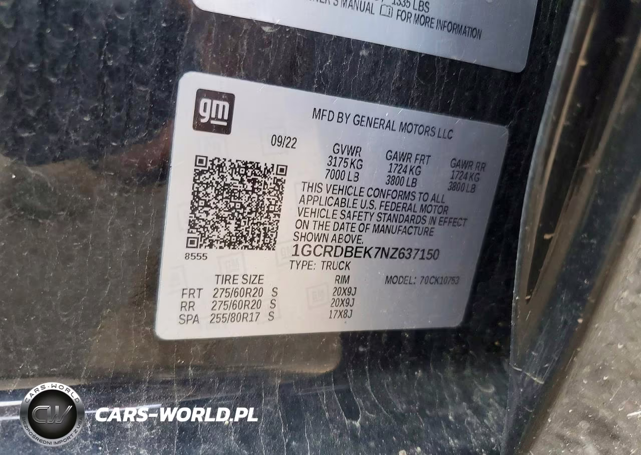 2022 Chevrolet Silverado K1500 Custom VIN:1GCRDBEK7NZ637150 - 12