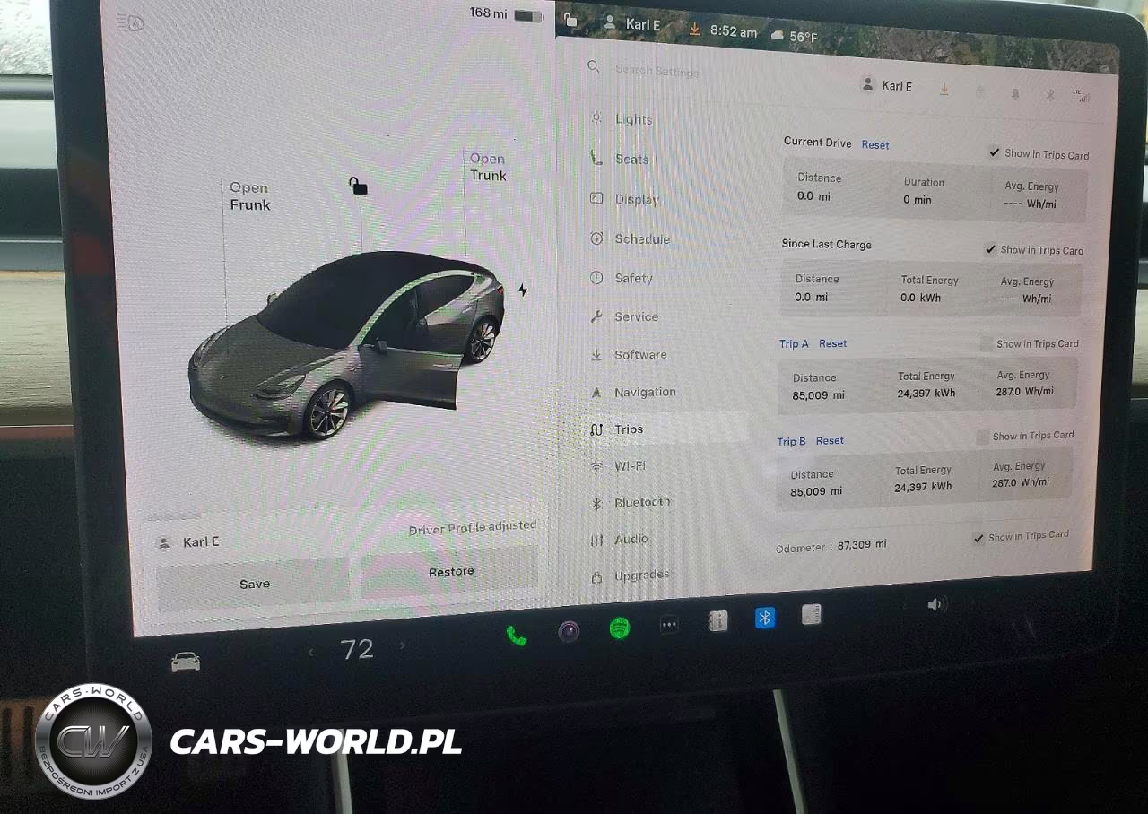 2018 Tesla Model 3 VIN:5YJ3E1EB8JF083081 - 9