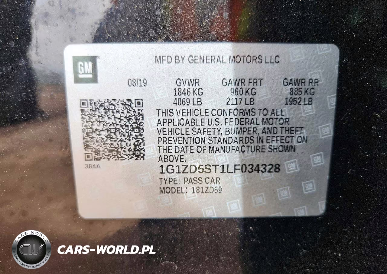2020 Chevrolet Malibu Lt VIN:1G1ZD5ST1LF034328 - 12