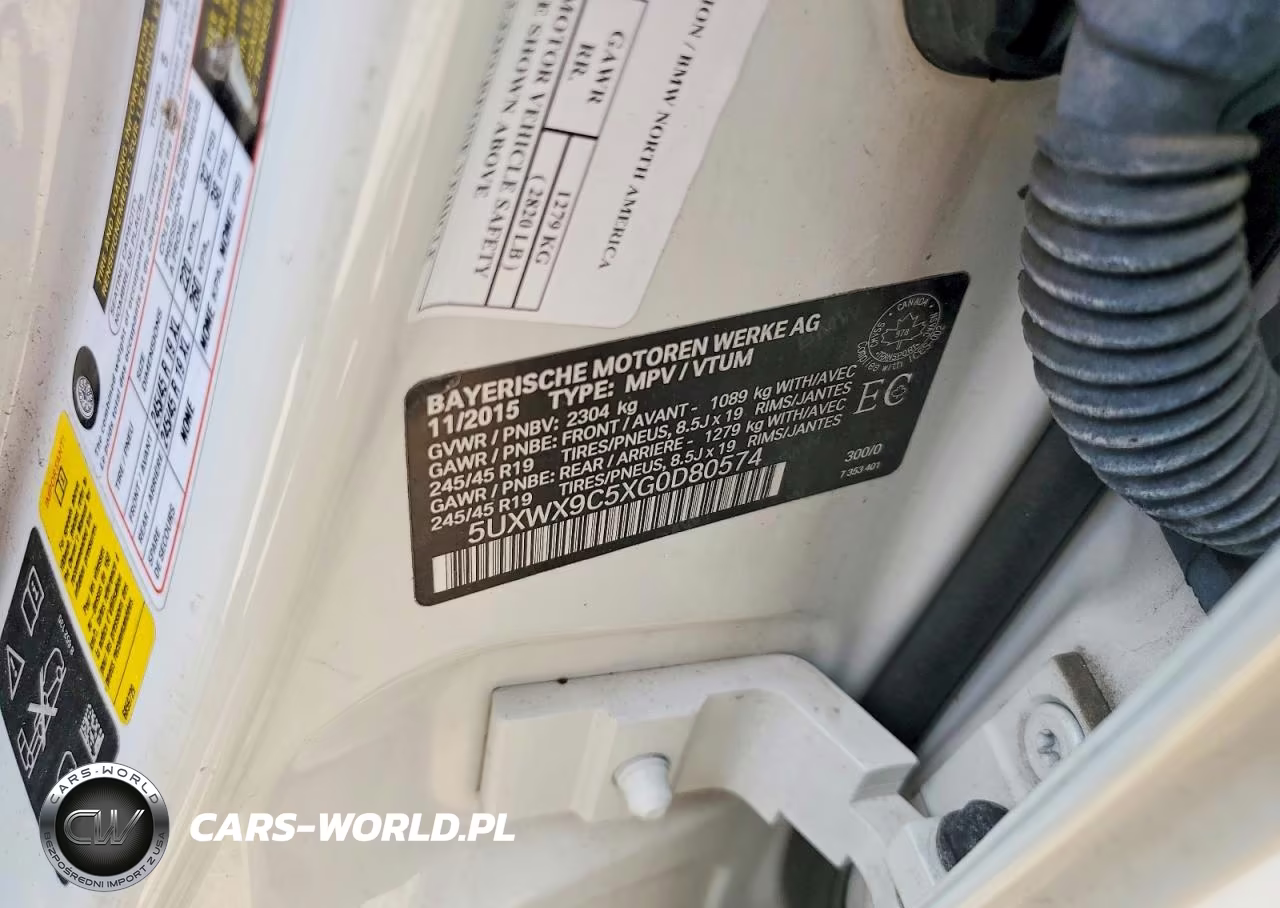 2016 BMW X3 xDrive28I VIN:5UXWX9C5XG0D80574 - 13