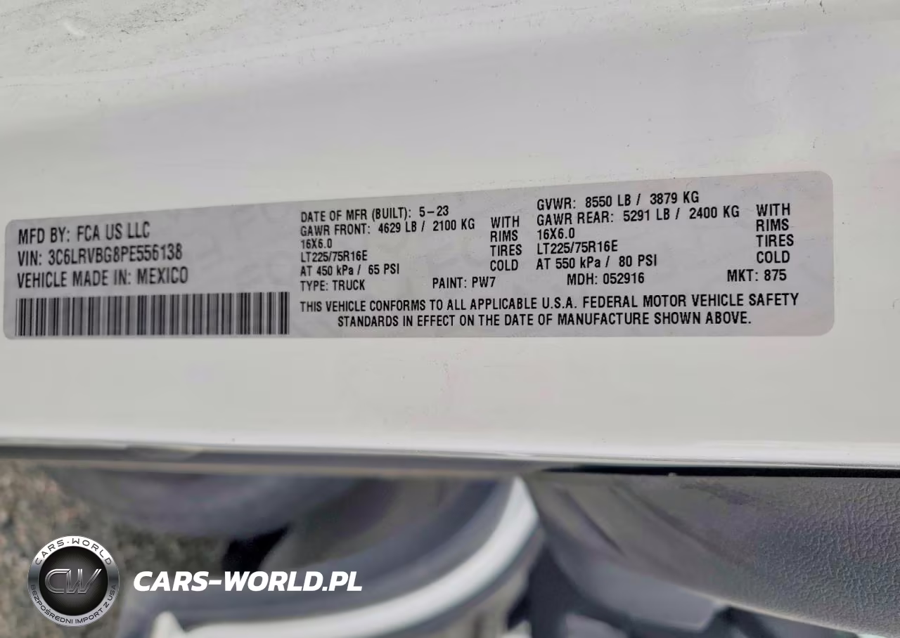 2023 Ram Promaster 1500 Delivery Van VIN:3C6LRVBG8PE556138 - 13