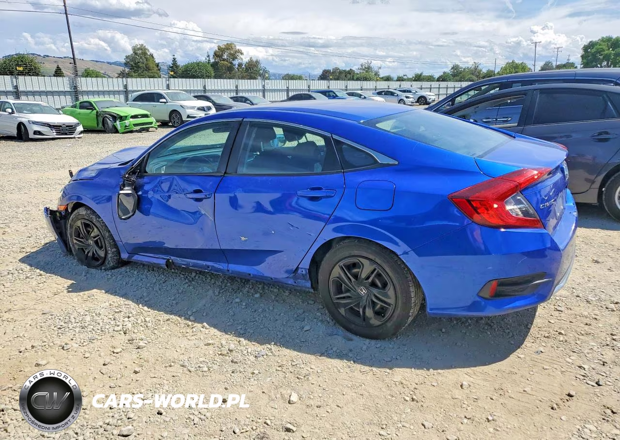 2019 Honda Civic Lx VIN:2HGFC2F67KH547727 - 2