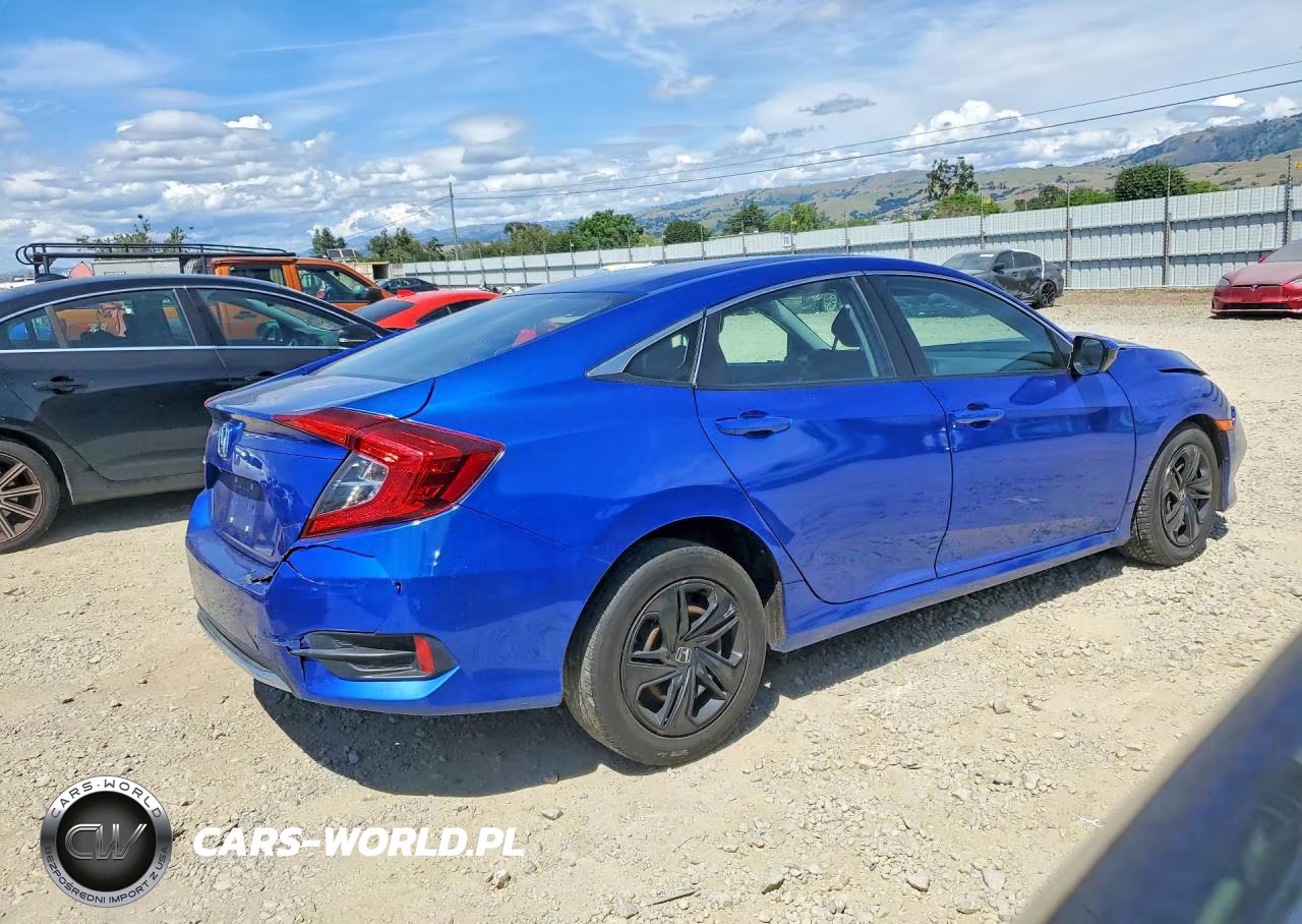 2019 Honda Civic Lx VIN:2HGFC2F67KH547727 - 3