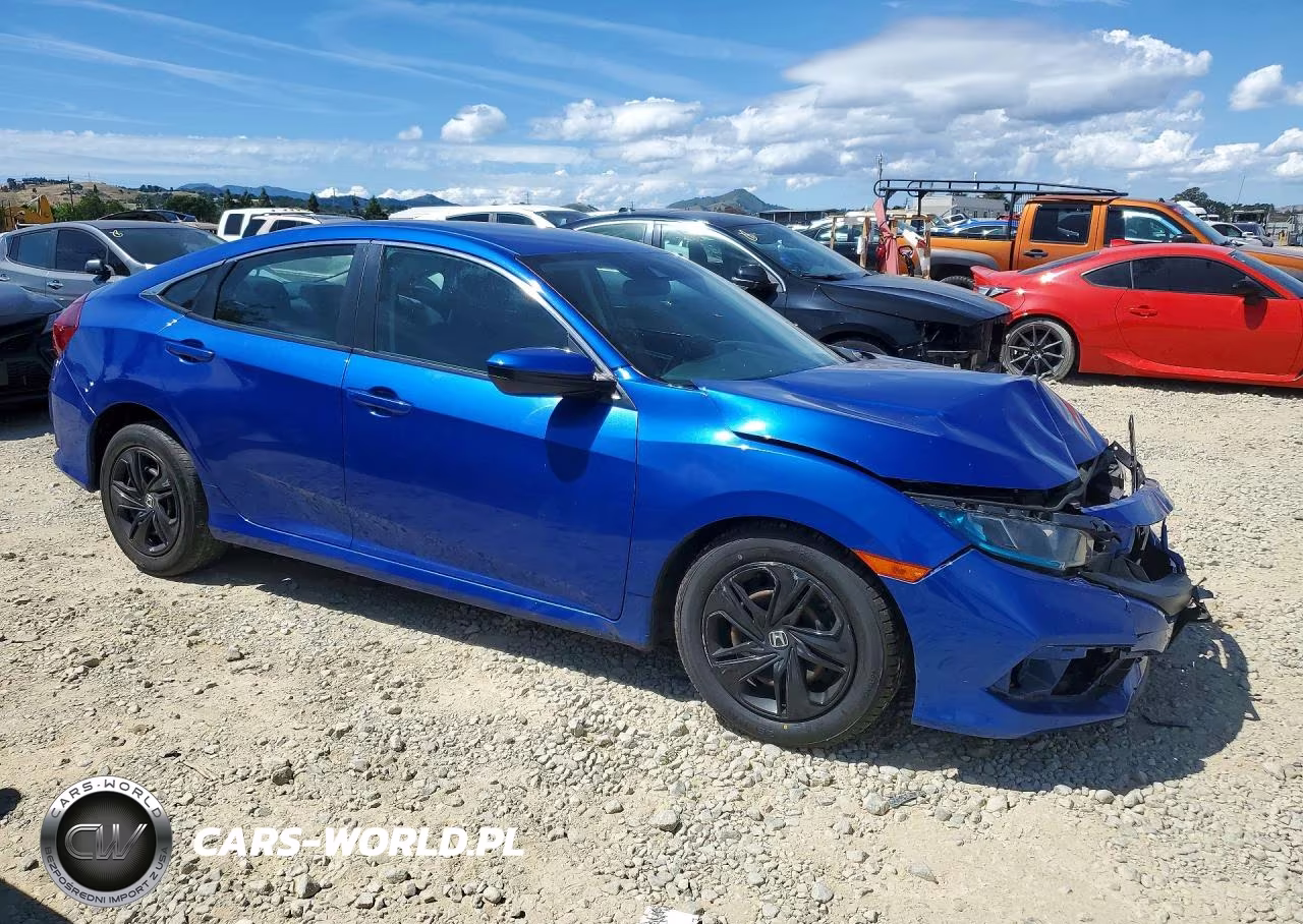2019 Honda Civic Lx VIN:2HGFC2F67KH547727 - 4