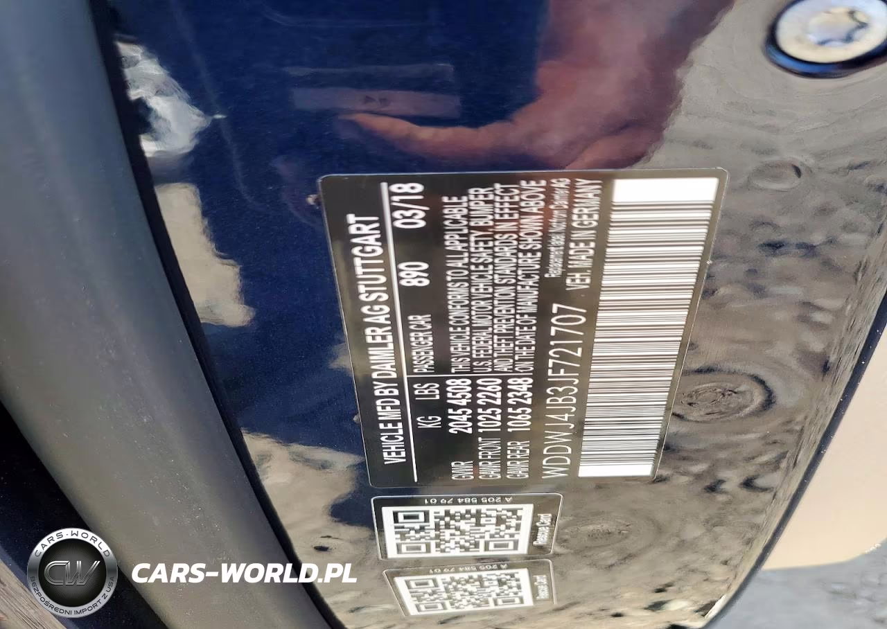 2018 Mercedes-Benz C 300 VIN:WDDWJ4JB3JF721707 - 12